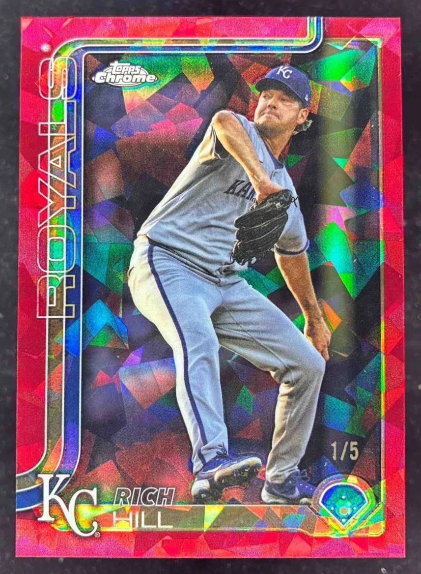 2025 Topps Chrome Update Sapphire Red Refractor #USC64 Rich Hill /5