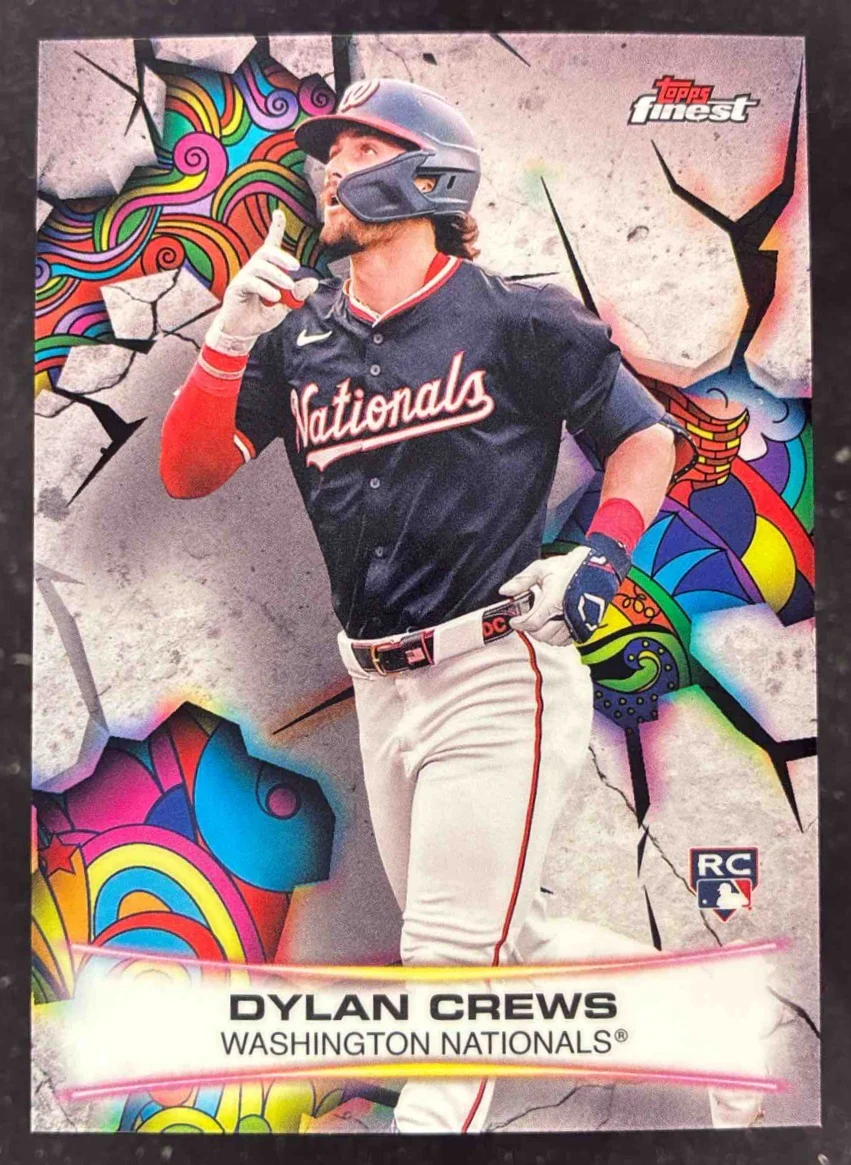 2025 Topps Finest Smashing Through #S-15 Dylan Crews RC