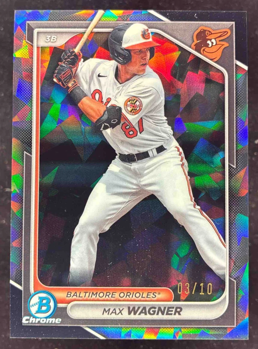 2024 Bowman Sapphire Chrome Black Sapphire #BCP-18 Max Wagner /10