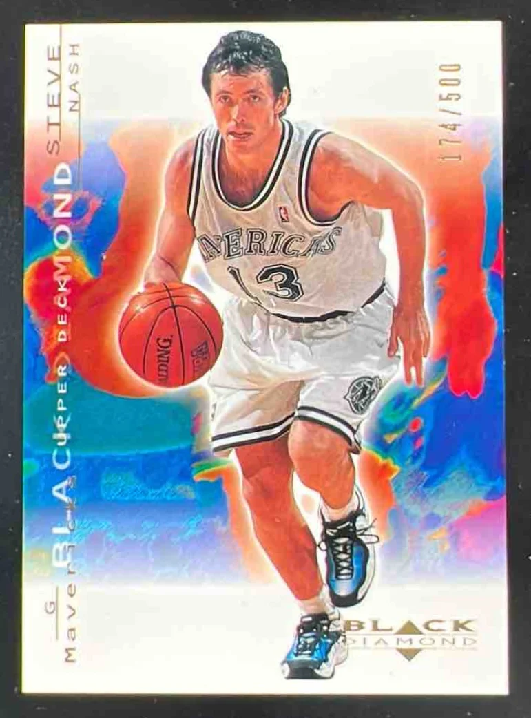 2000-01 Upper Deck Black Diamond Gold #18 Steve Nash /500