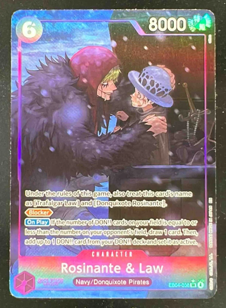 Rosinante & Law Alternate Art - The Azure Sea's Seven OP14