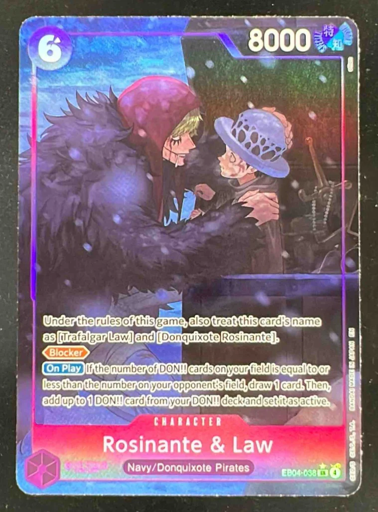 Rosinante & Law Alternate Art - The Azure Sea's Seven OP14