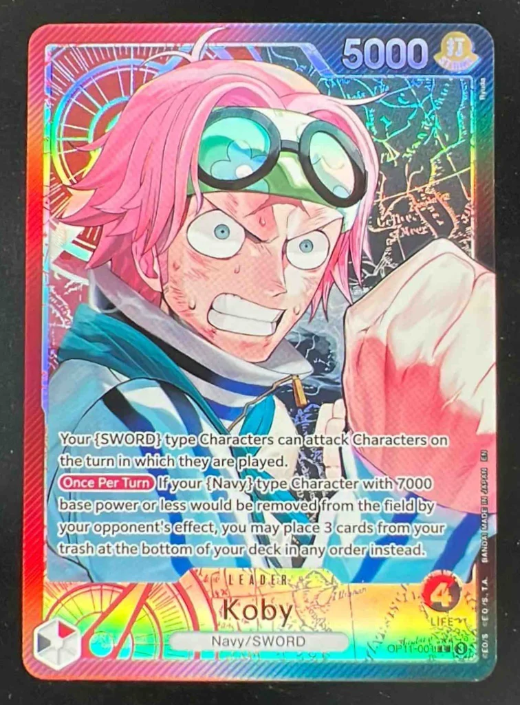 Koby 001 Alternate Art - A Fist of Divine Speed OP11