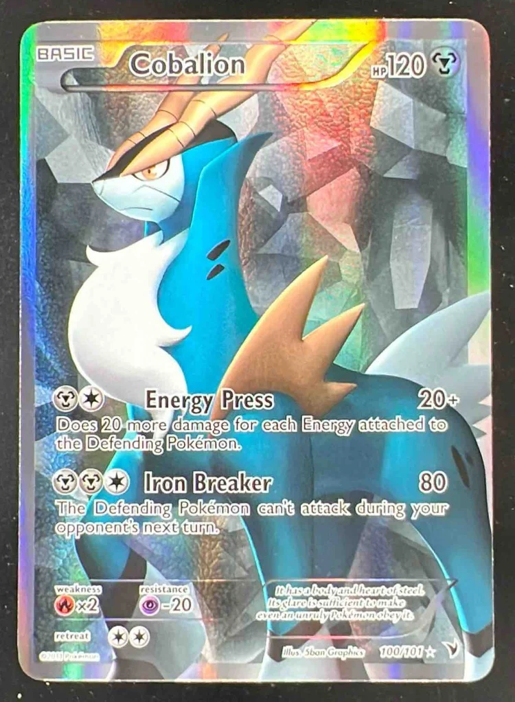 2011 Pokemon Black & White Noble Victories #100/101 Cobalion