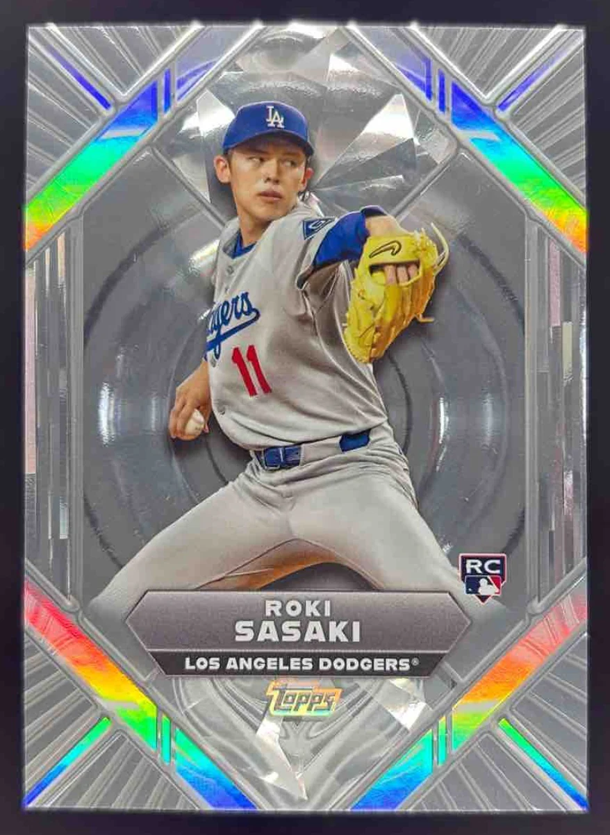 2025 Topps Diamond Icons Liquid Silver #LS-5 Roki Sasaki RC SSP
