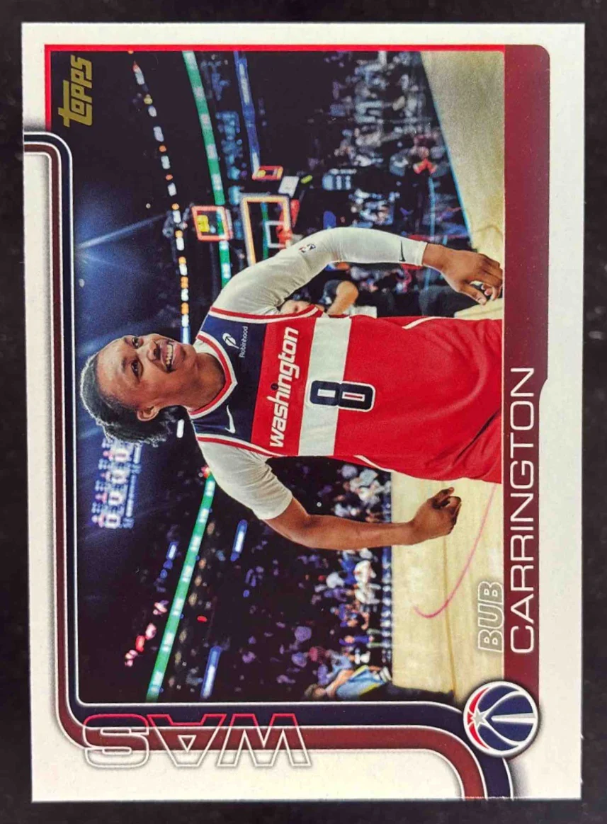 2025-26 Topps Golden Mirror Image Variation SSP #97 Bub Carrington