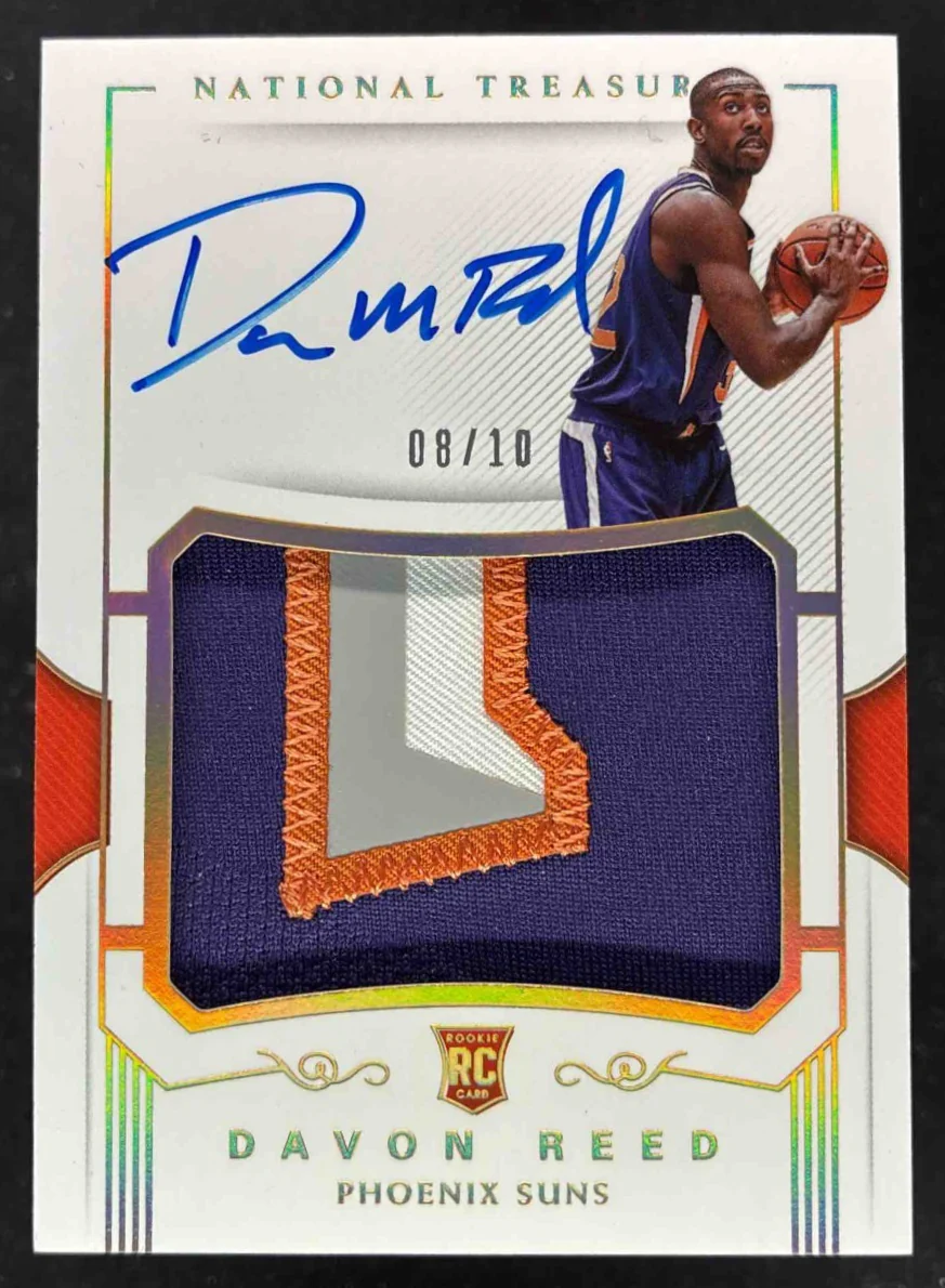 2017-18 Panini National Treasures Gold #131 Davon Reed RC Auto /10