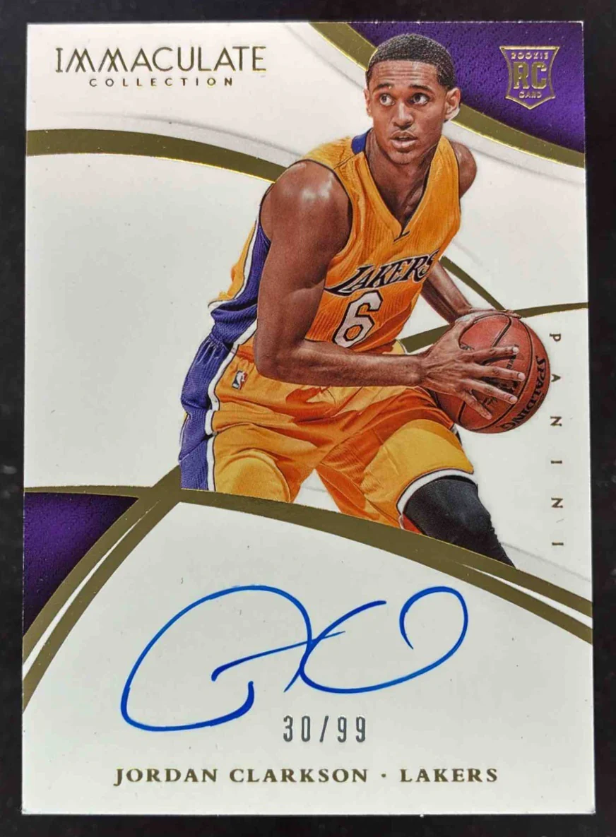 2014-15 Panini Immaculate Collection #141 Jordan Clarkson RC Auto /99