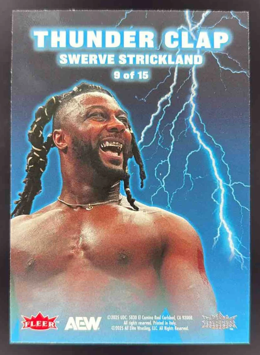 2025 Fleer Thunder Clap #9 Swerve Strickland - Image 2