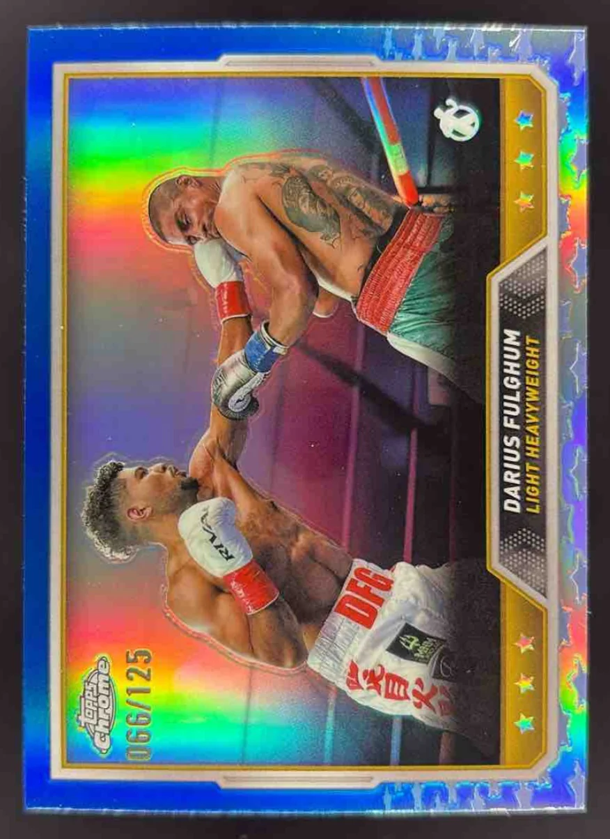 2024 Topps Chrome Blue Refractor #95 Darius Fulghum /125