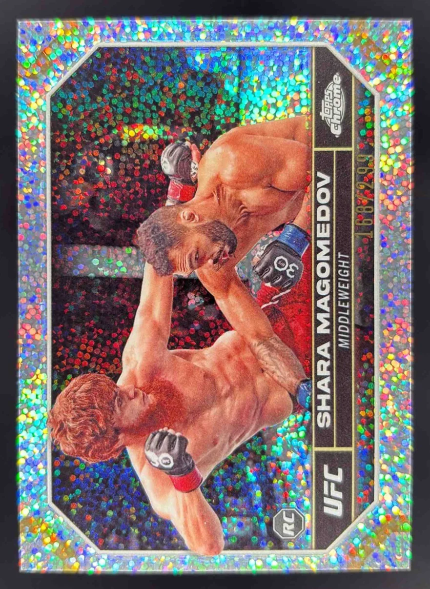 2024 Topps Chrome UFC Speckle Refractor #141 Shara Magomedov RC /299