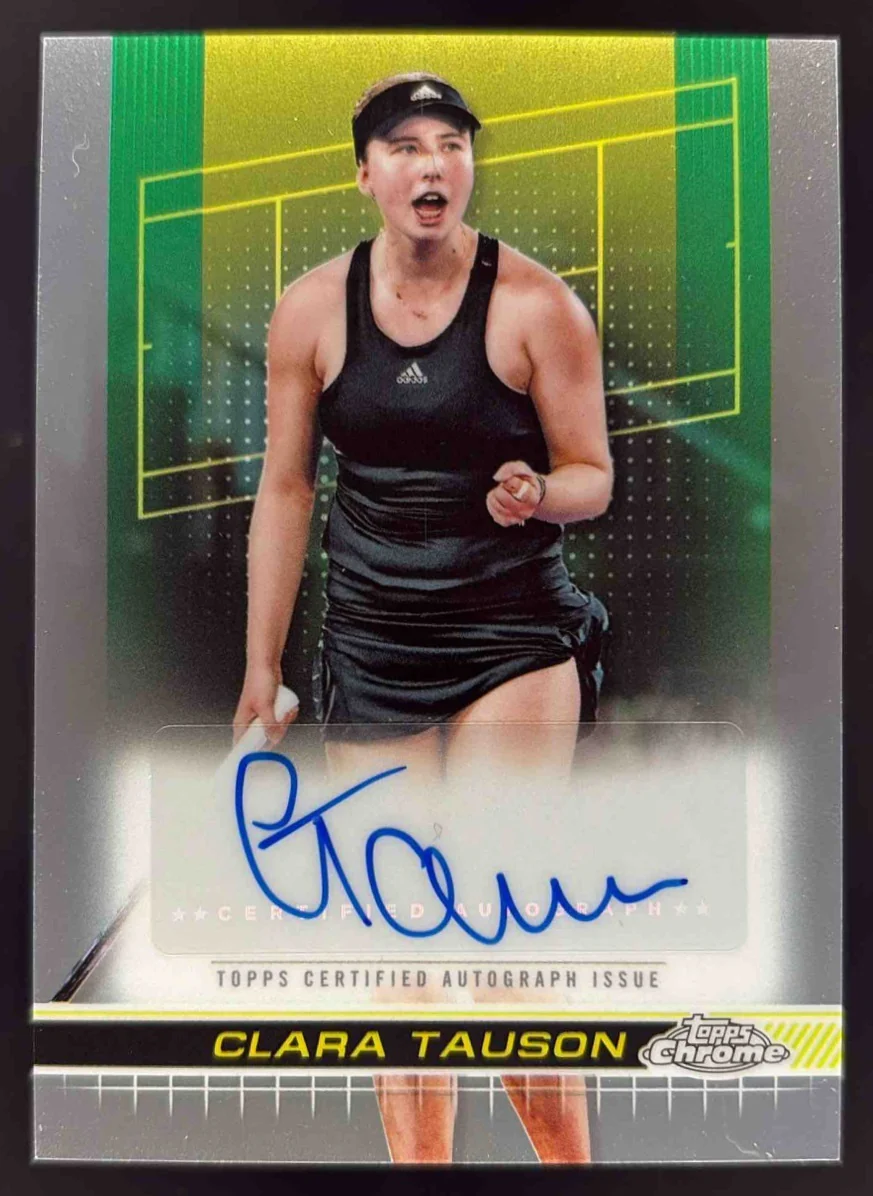 2024 Topps Chrome Autographs I #TCA-CTN Clara Tauson Auto