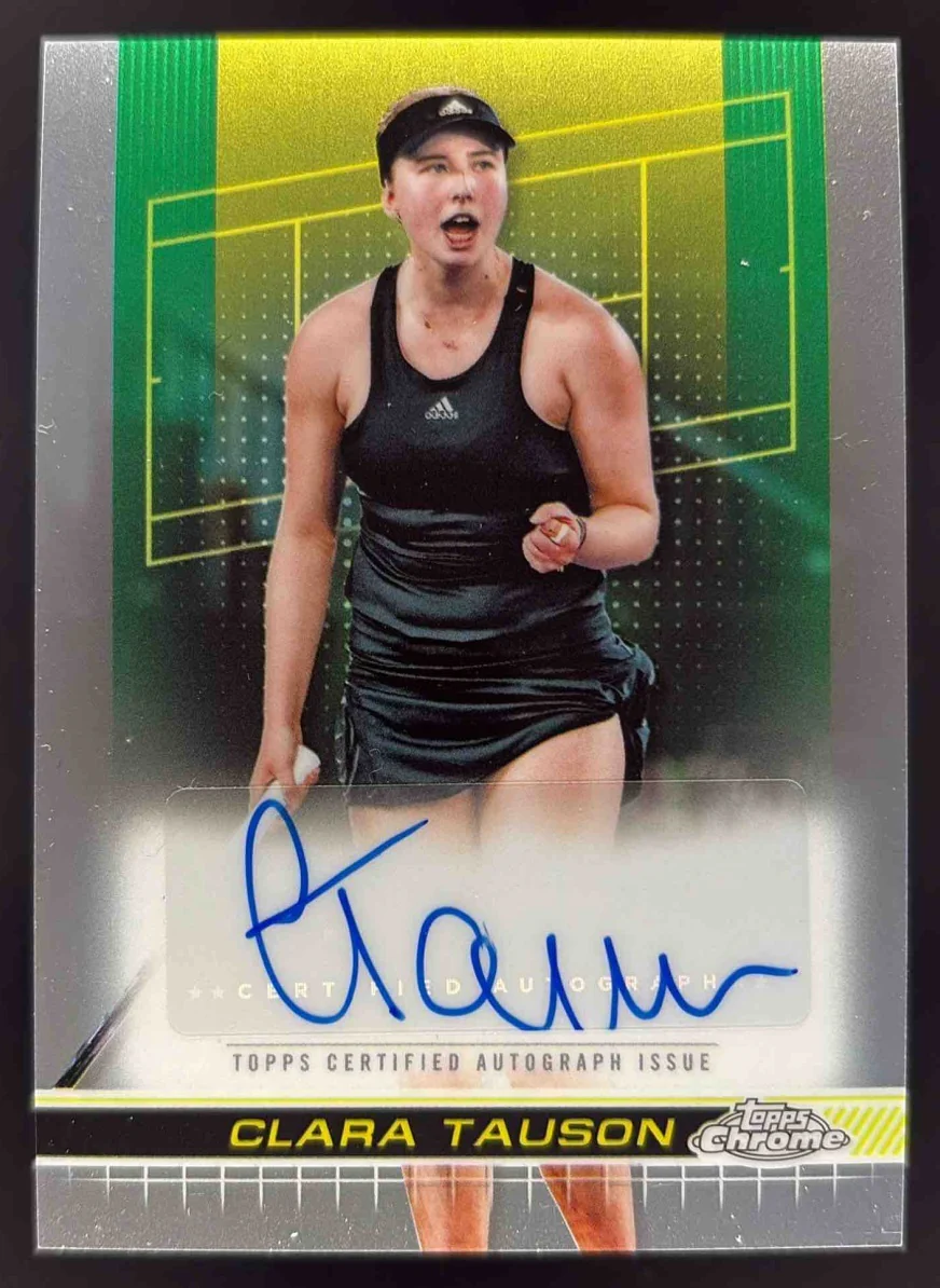 2024 Topps Chrome Autographs I #TCA-CTN Clara Tauson Auto