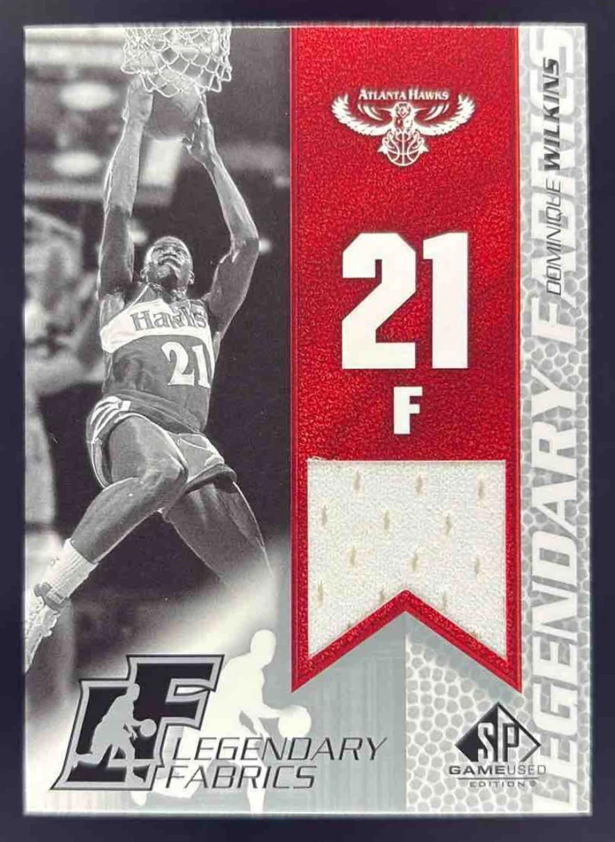 2003-04 SP Game Used Legendary Fabrics #DW-L Dominique Wilkins