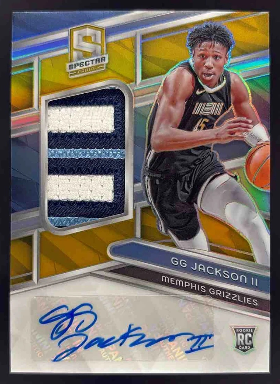 2023-24 Panini Spectra Gold #203 GG Jackson II Autograph RC Auto /10