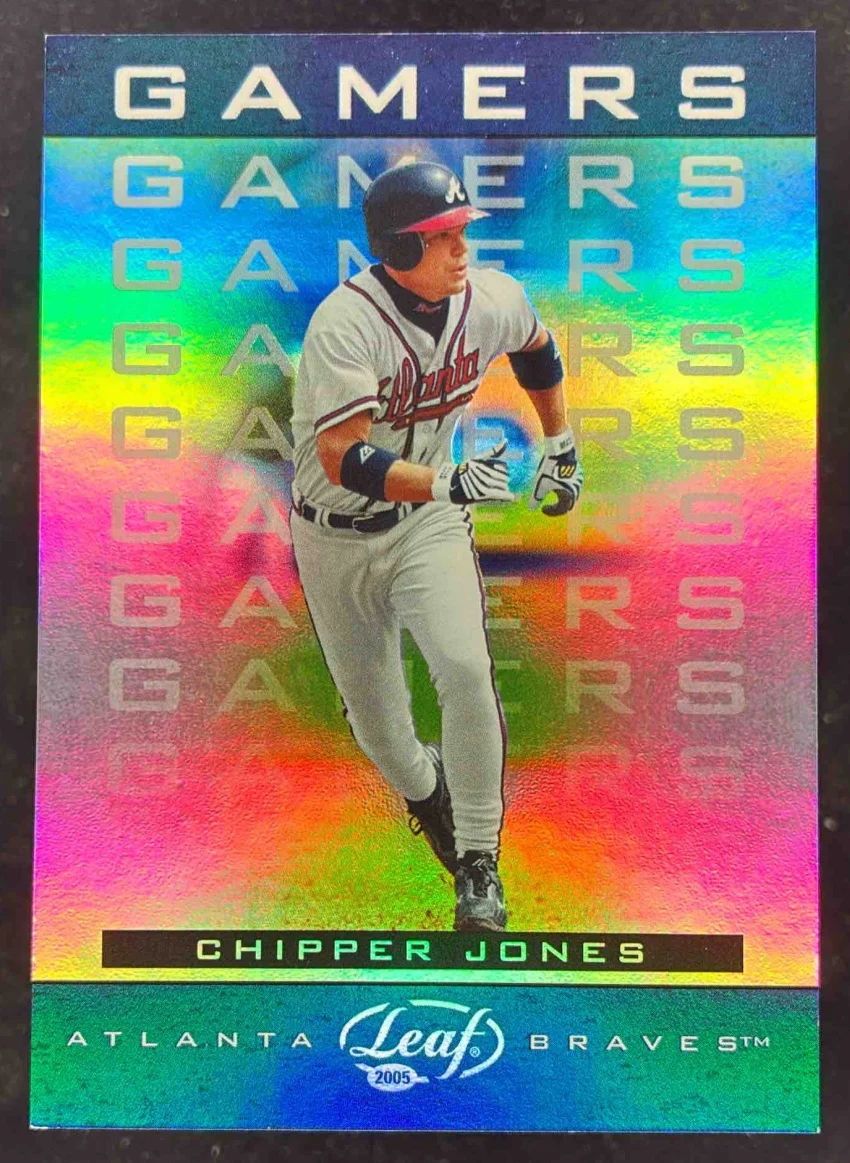 2005 Leaf Gamers Quantum #G4 Chipper Jones /175