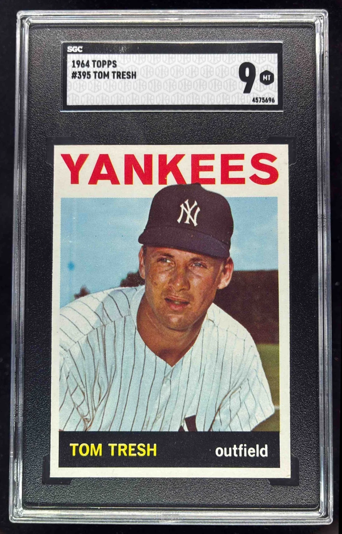 1964 Topps #395 Tom Tresh SGC 9