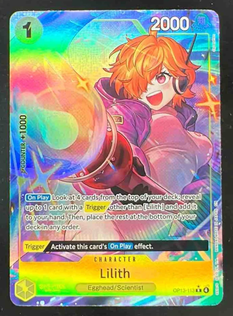 One Piece Lilith Alternate Art - Carrying On His Will OP13