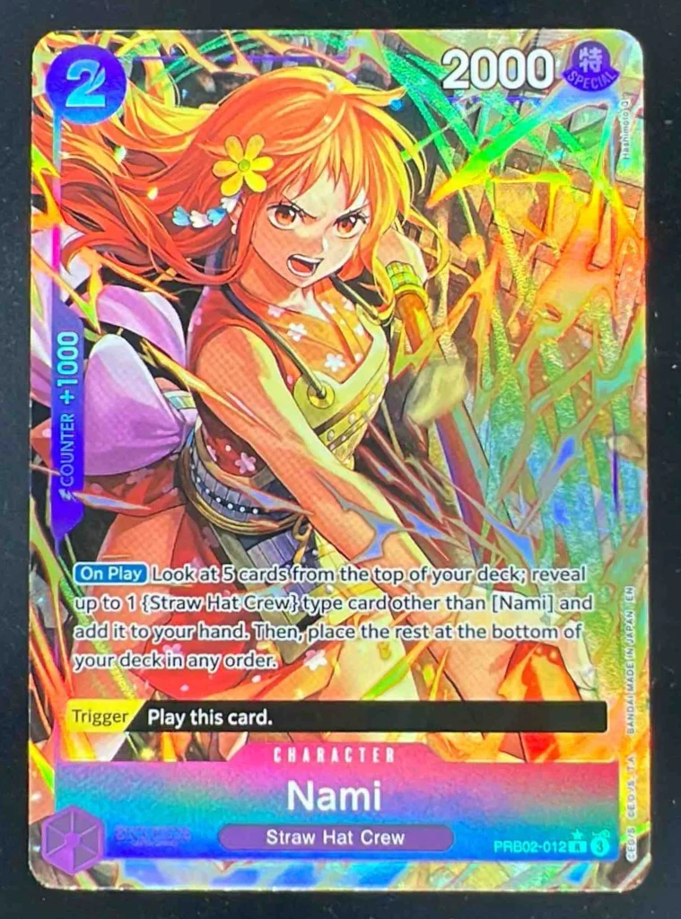 2025 One Piece PRB02 Alternate Art #012 Nami