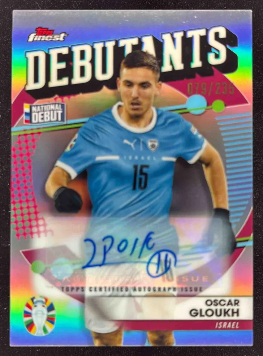 2023 Finest Road to UEFA Euro '24 Finest Debutants Auto #FDOG Oscar Gloukh /235