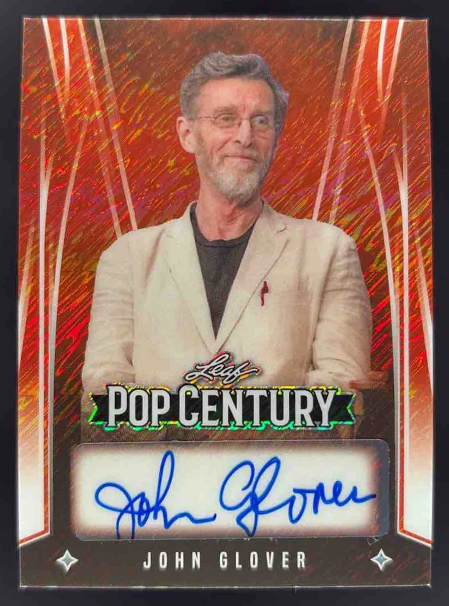 2025 Leaf Metal Pop Century Diagonal Shimmer Orange #BA-JG4 John Glover Auto /4