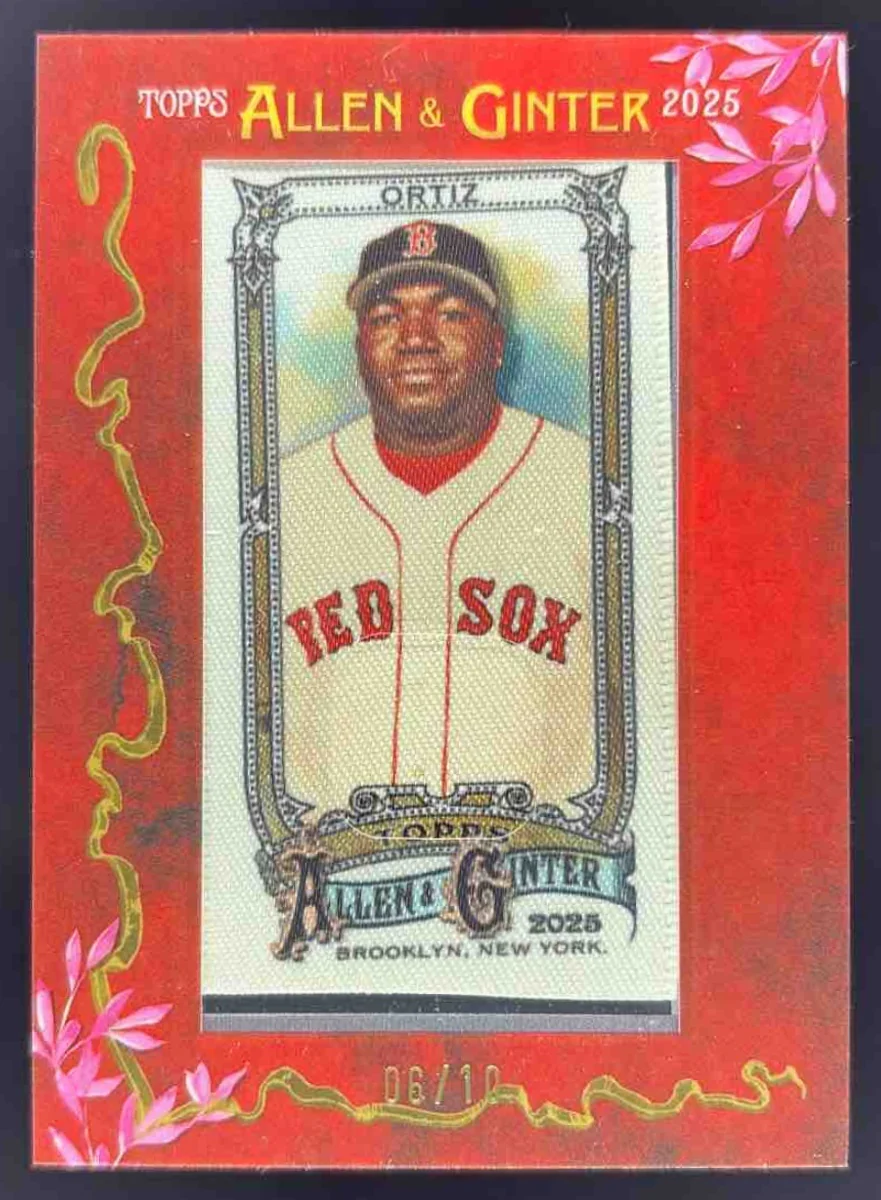 2022 Topps Allen & Ginter Cloth Mini David Ortiz /10
