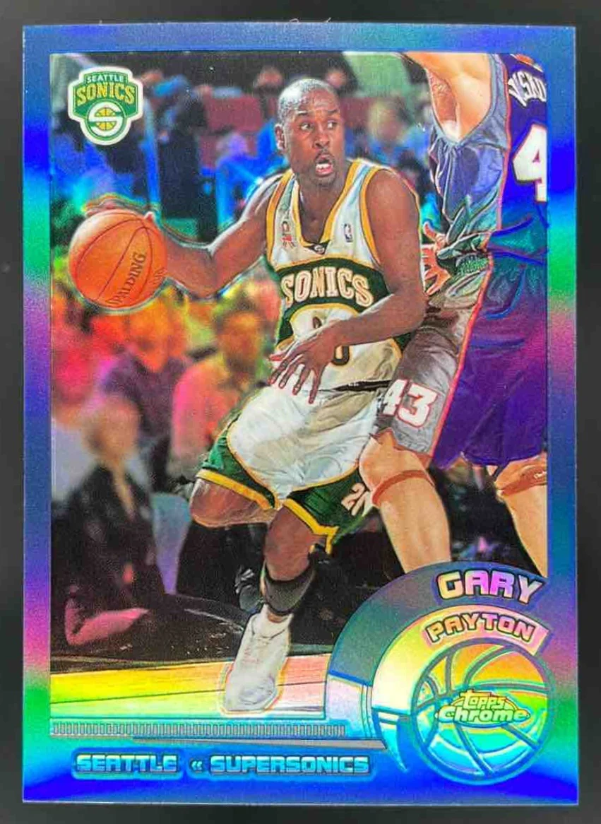 2002-03 Topps Chrome Refractors #93 Gary Payton