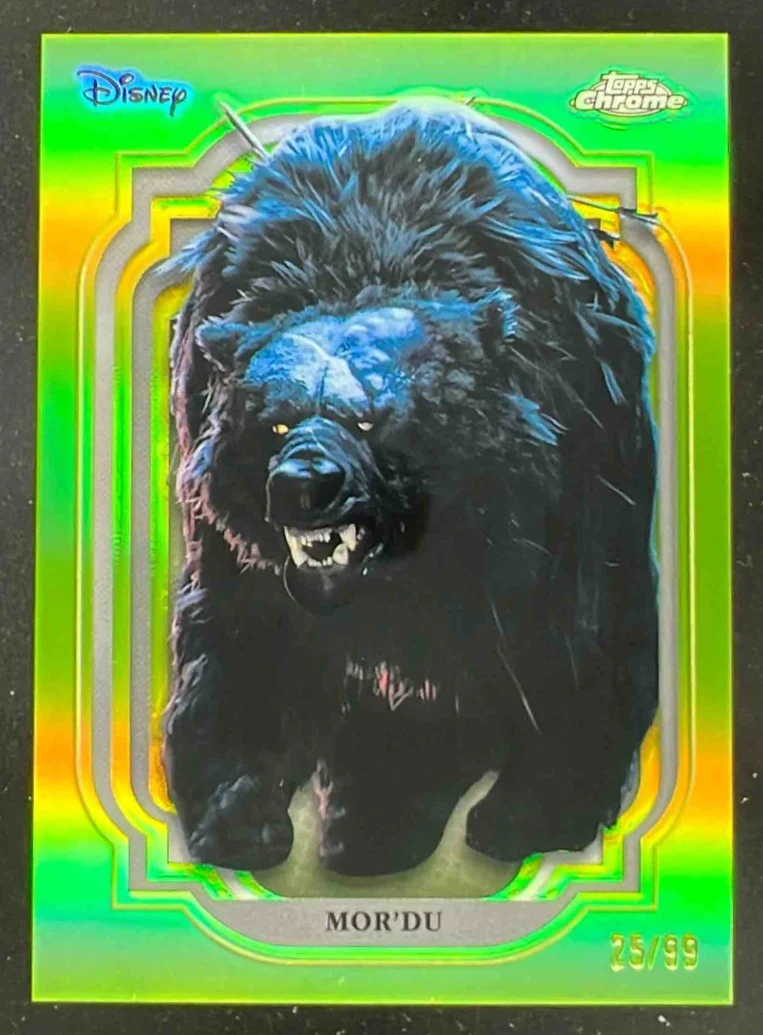 2024 Topps Chrome Disney Green Refractor #146 Mor'du /99