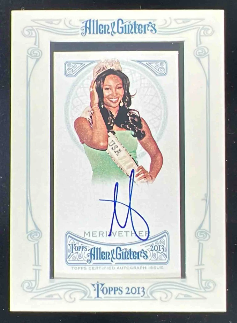 2013 Topps Allen & Ginter Autographs #AGA-NM Nana Meriwether Auto