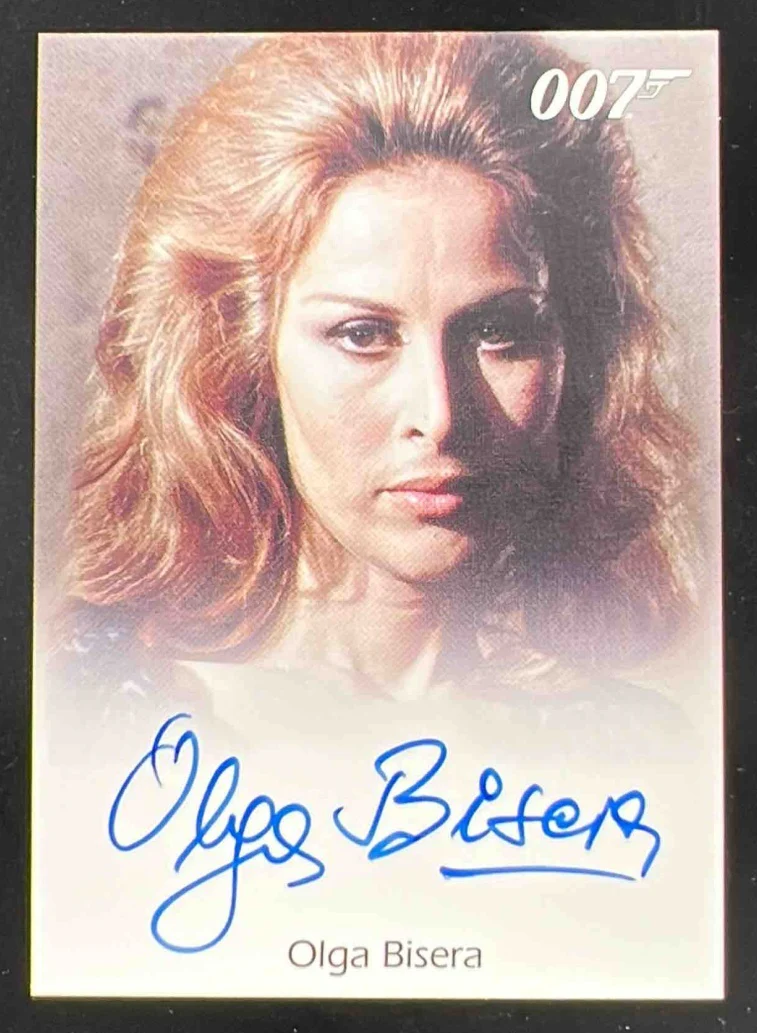 007 The Spy Who Loved Me Autograph Olga Bisera as Felicca Auto