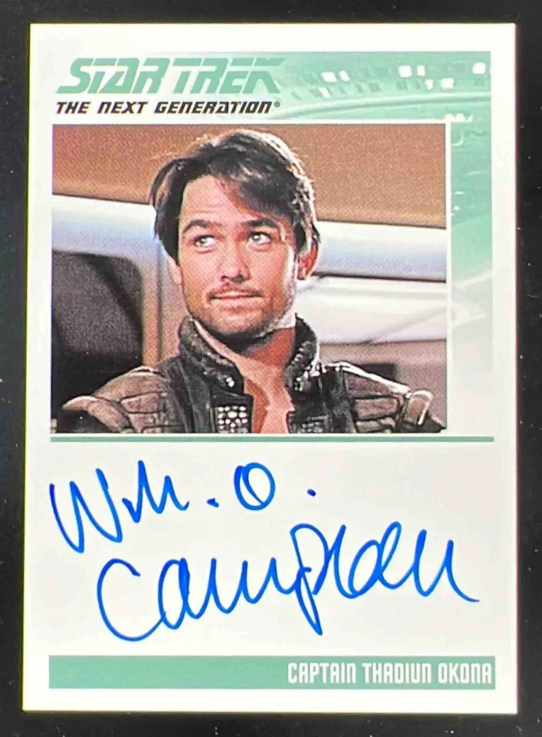 2010 Star Trek Autograph William Campbell as Captain Thadiun Okona Auto