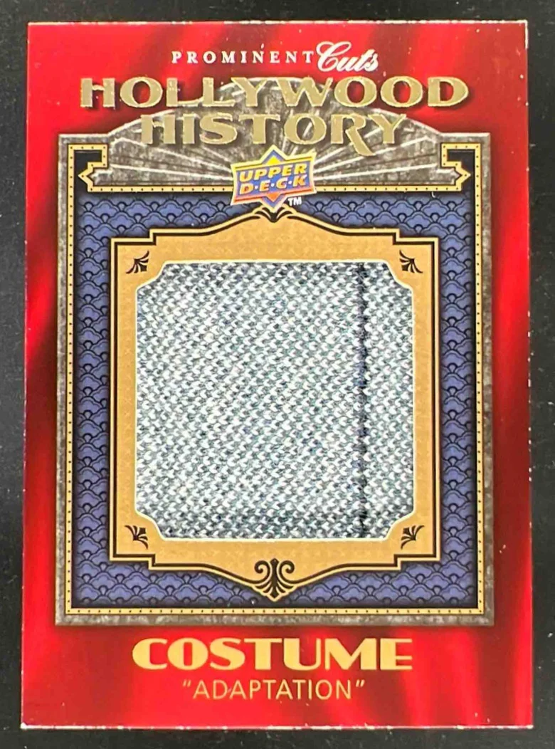 2009 Upper Deck Hollywood History Costume #HH-2 Adaptation