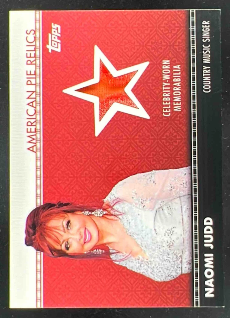 2011 Topps American Pie Relics #APR-23 Naomi Judd