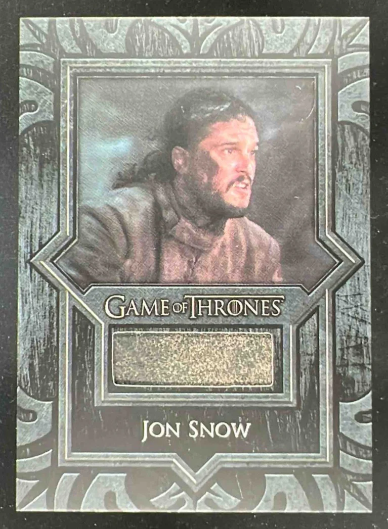 2025 Game of Thrones: The Great Houses Single Relics #VR25 Jon Snow MEM