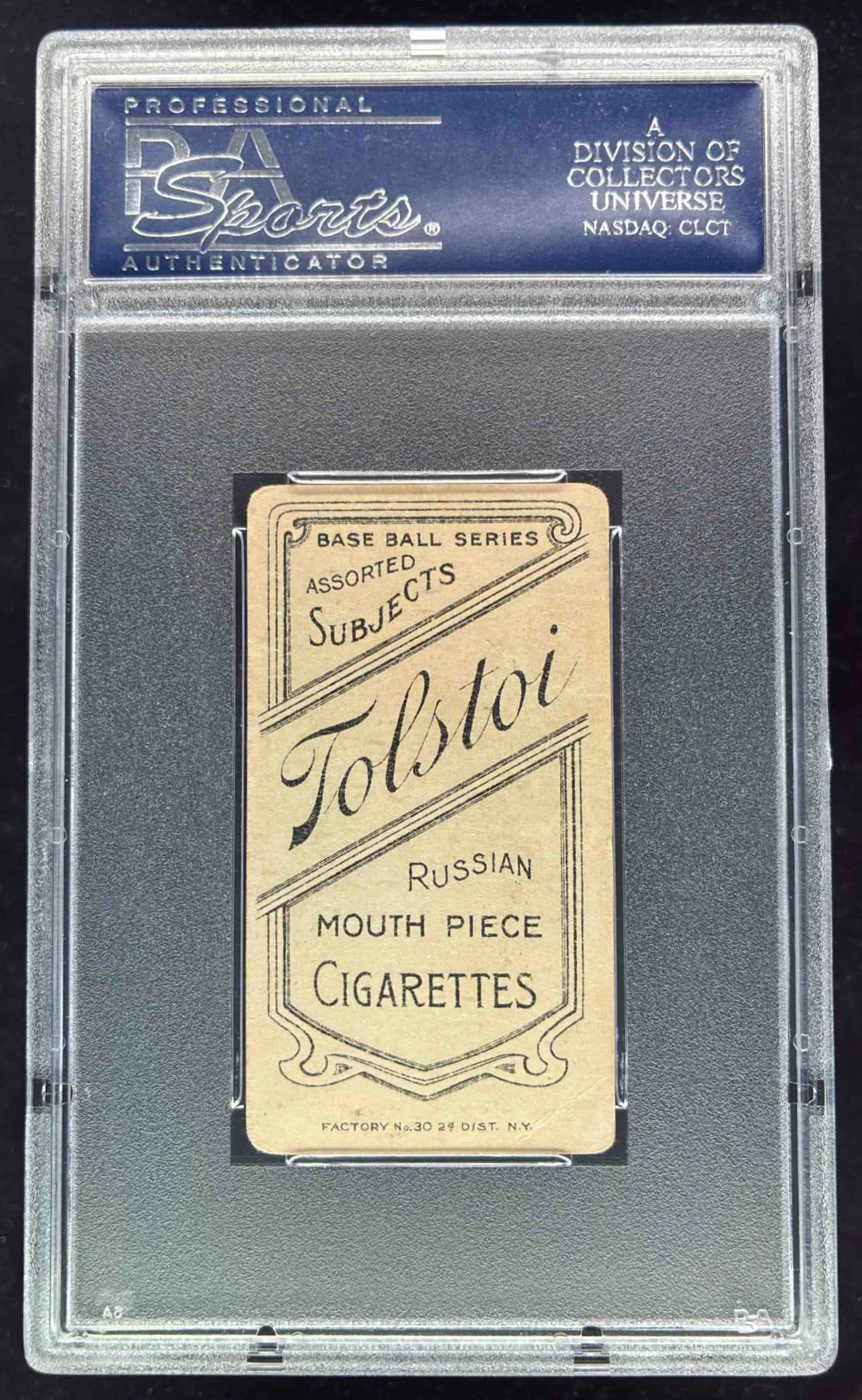 T206 Tolstoi Wid Conroy With Bat PSA 2.5 - Image 2