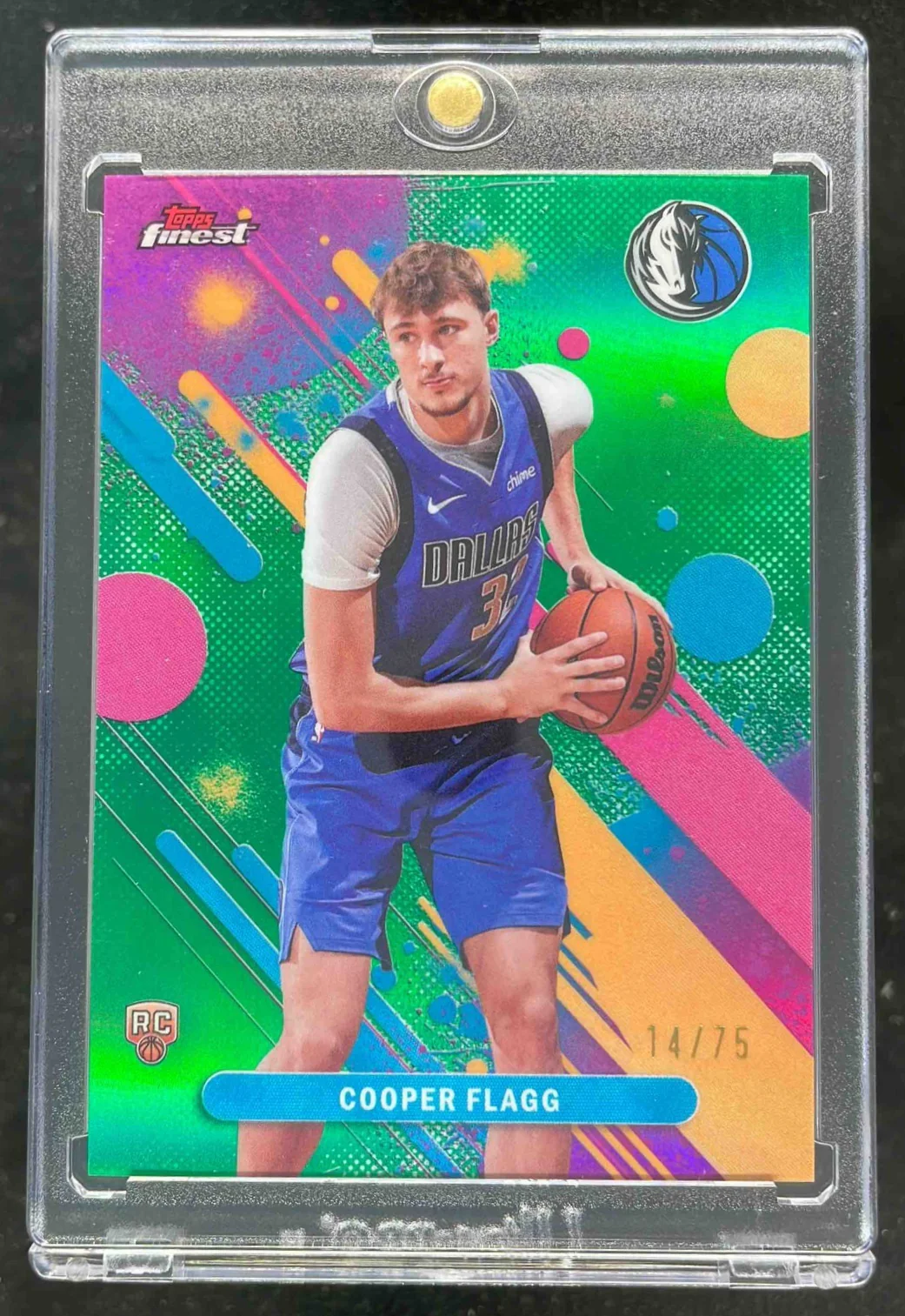 2025-26 Topps Finest Green Refractor #1 Cooper Flagg RC /75
