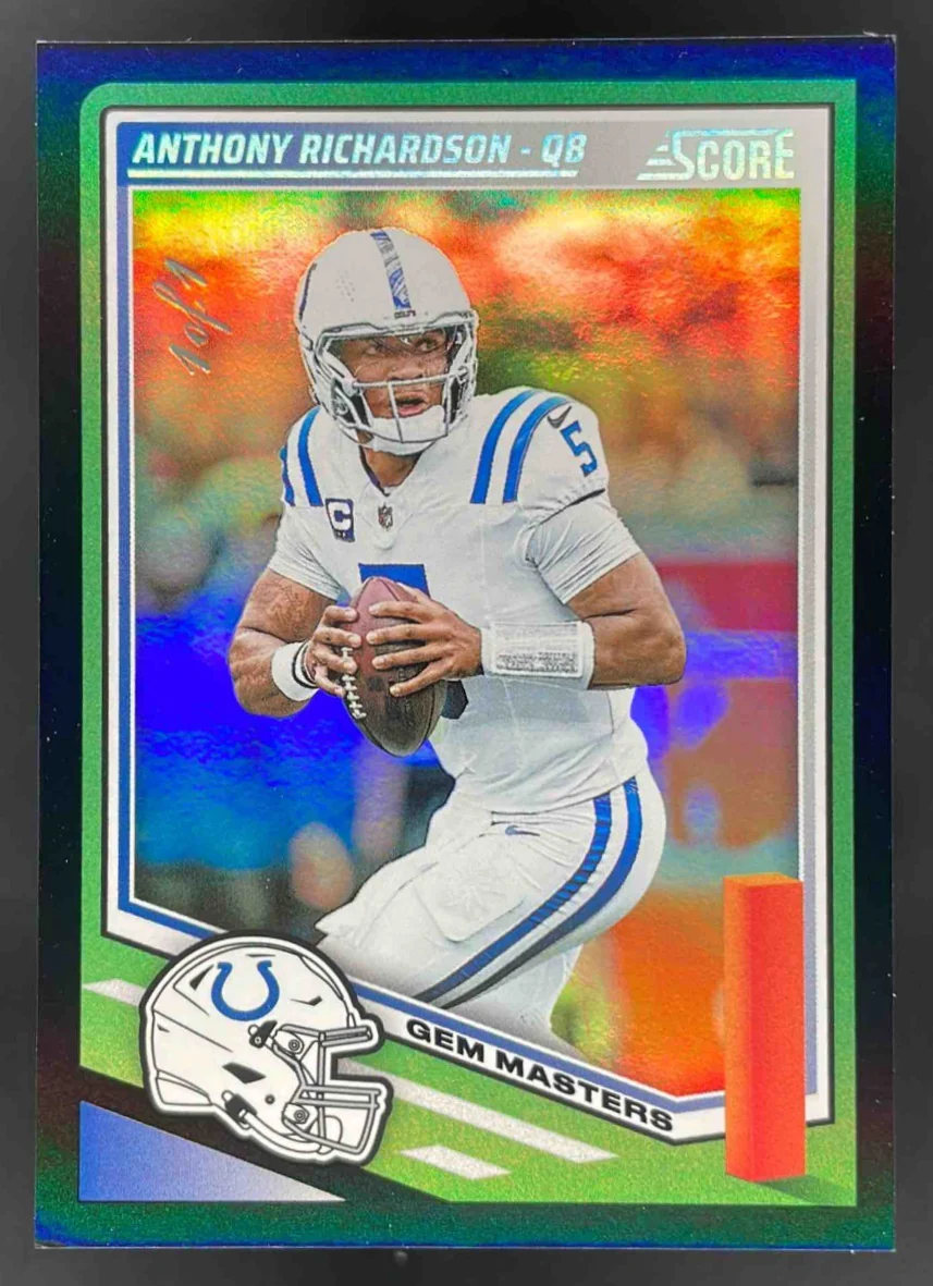2025 Panini Score Black #173 Anthony Richardson 1/1