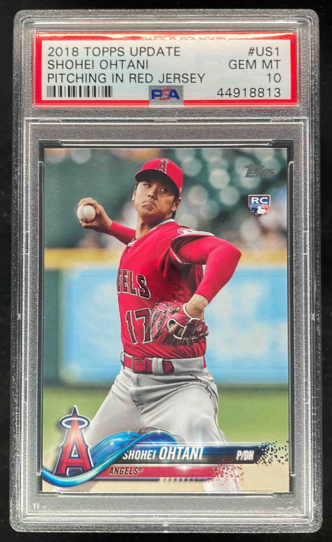 2018 Topps Update #US1a Shohei Ohtani RC PSA 10