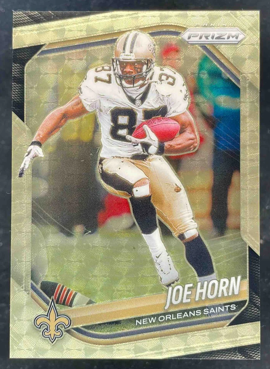 2025 Panini Prizm Gold Vinyl Prizm #201 Joe Horn /5