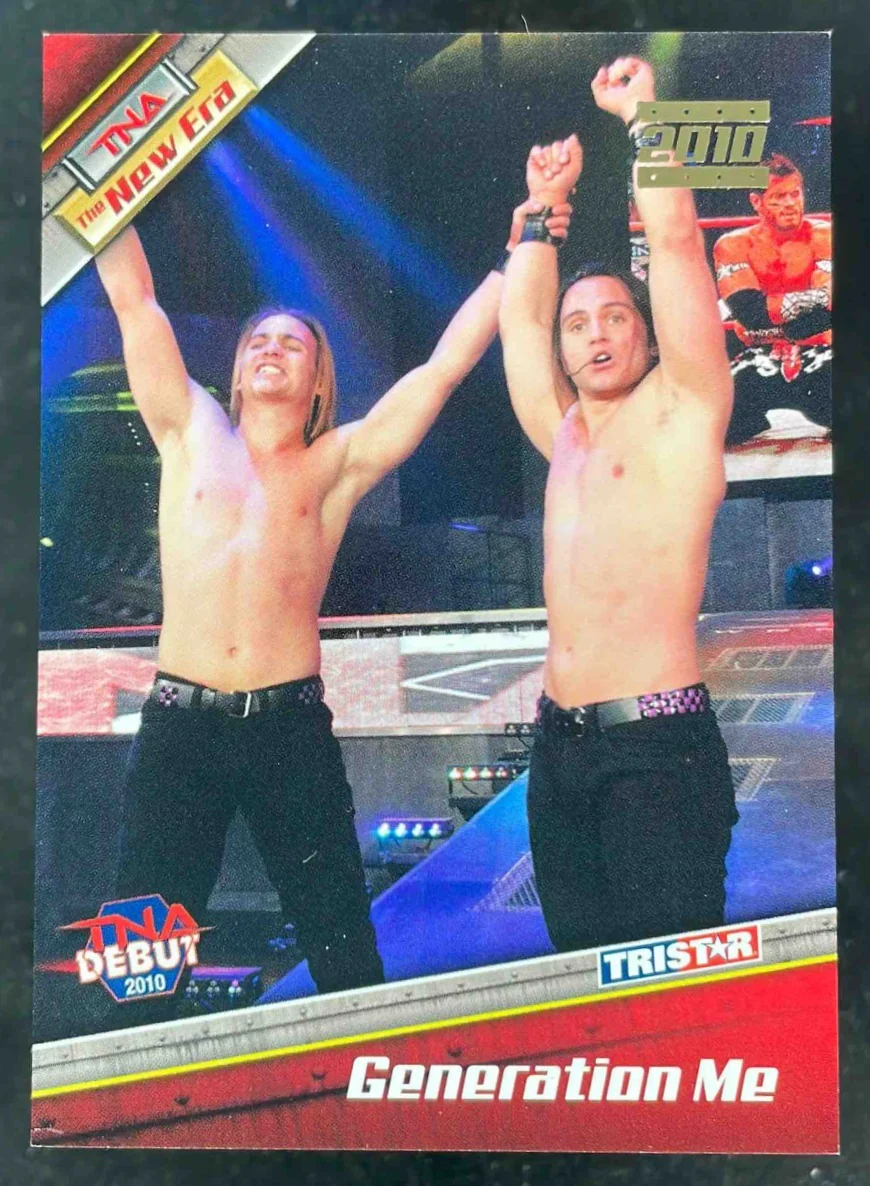 2010 TriStar TNA NEW ERA Gold #18 Generation Me /10