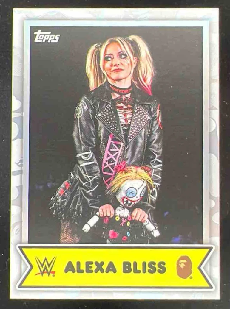 2025 Topps WWE x Bape White Camo #32 Alexa Bliss