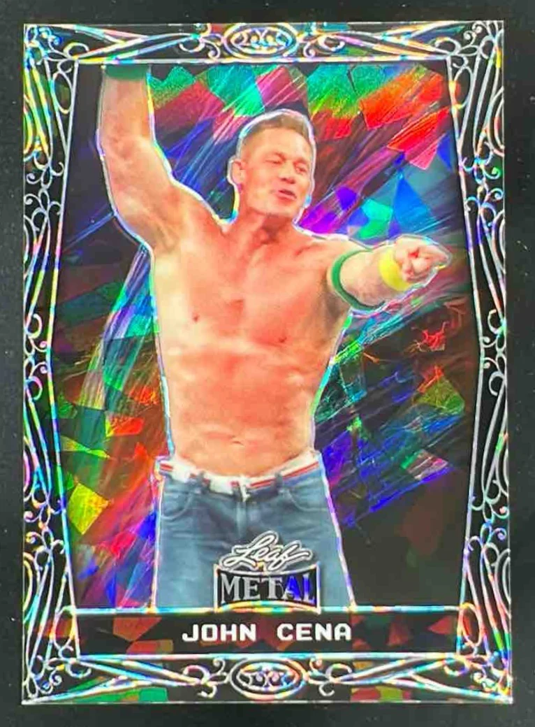 2024 Leaf Metal Legends Black Crystal #18 John Cena /2
