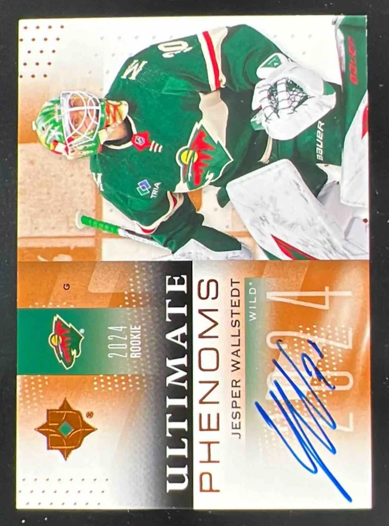 2024 Ultimate Collection Phenoms Auto #UP-JW Jesper Wallstedt Autograph Auto