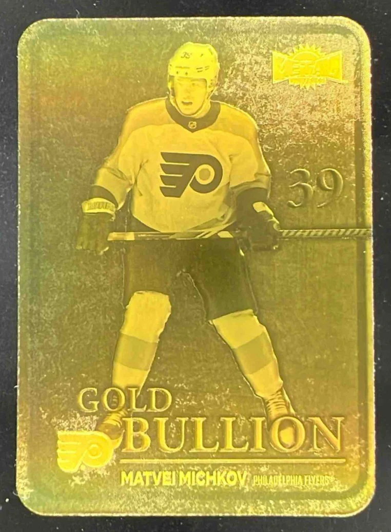 2024-25 Upper Deck Skybox Metal Universe Gold Bullion #GB-14 Matvei Michkov RC
