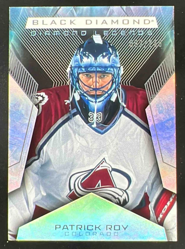 2025-26 Upper Deck Black Diamond Diamond Legends #BDL-PR Patrick Roy /249
