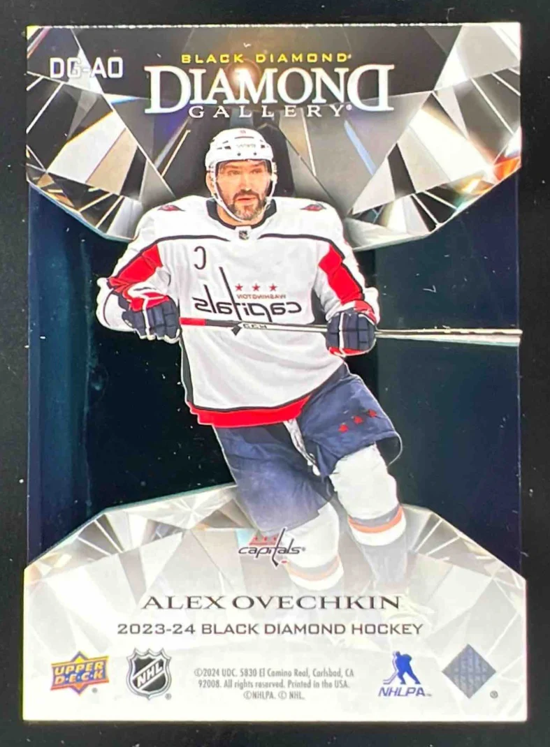 2023-24 Upper Deck Black Diamond Diamond Gallery #DG-AO Alex Ovechkin - Image 2
