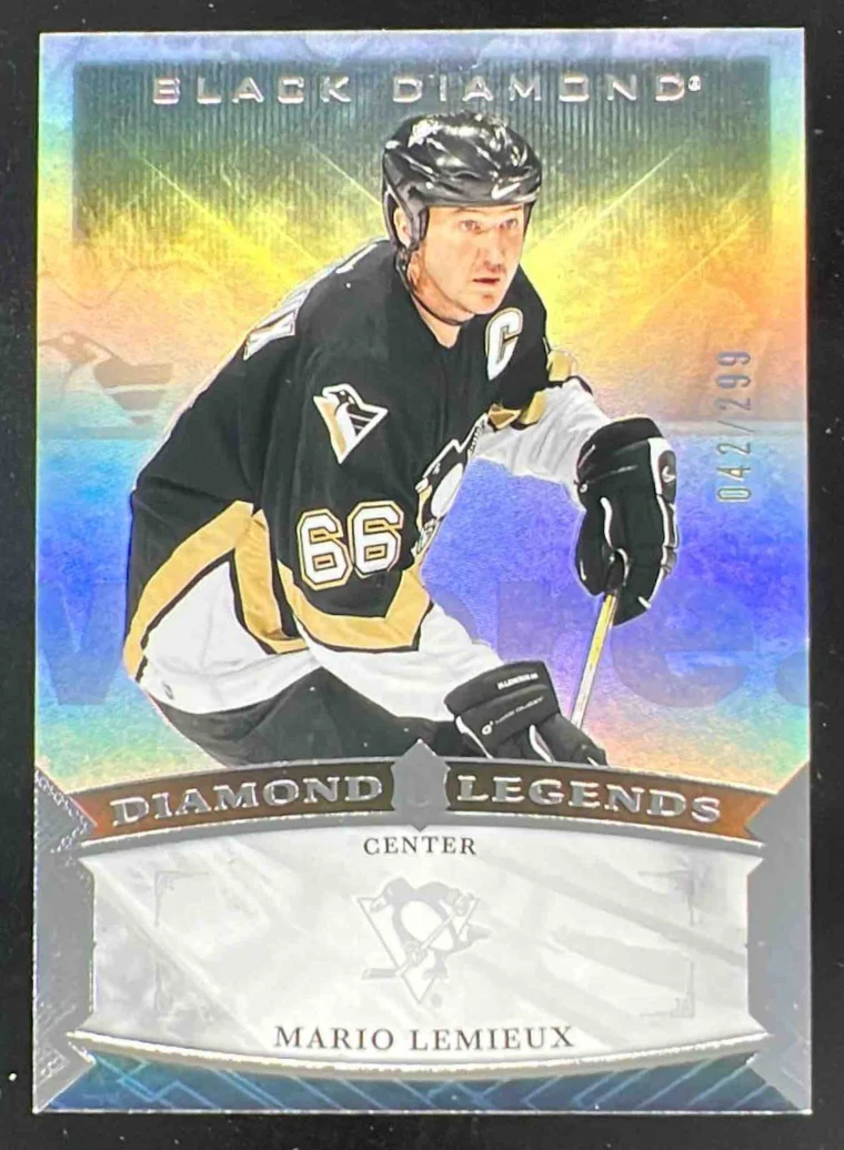2025-26 Upper Deck Black Diamond Diamond Legends #BDL-ML Mario Lemieux /299