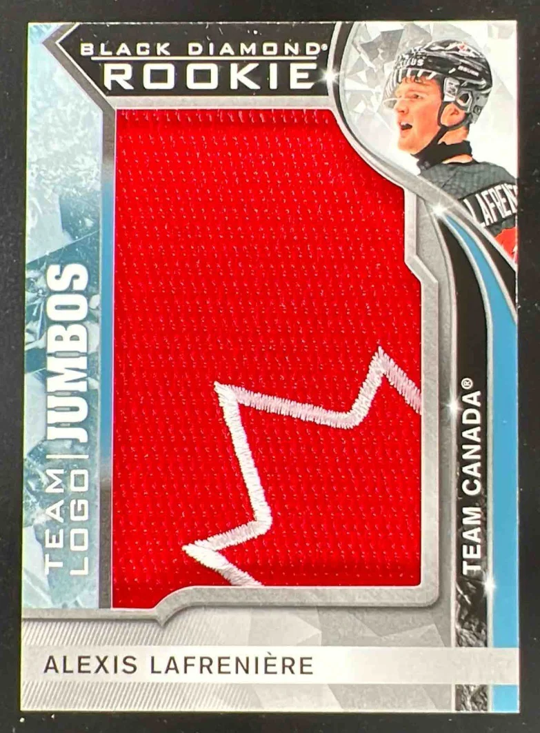 2020 Black Diamond Rookie Team Logo Jumbo Patches #RTL-AL Alexis Lafreniere RC