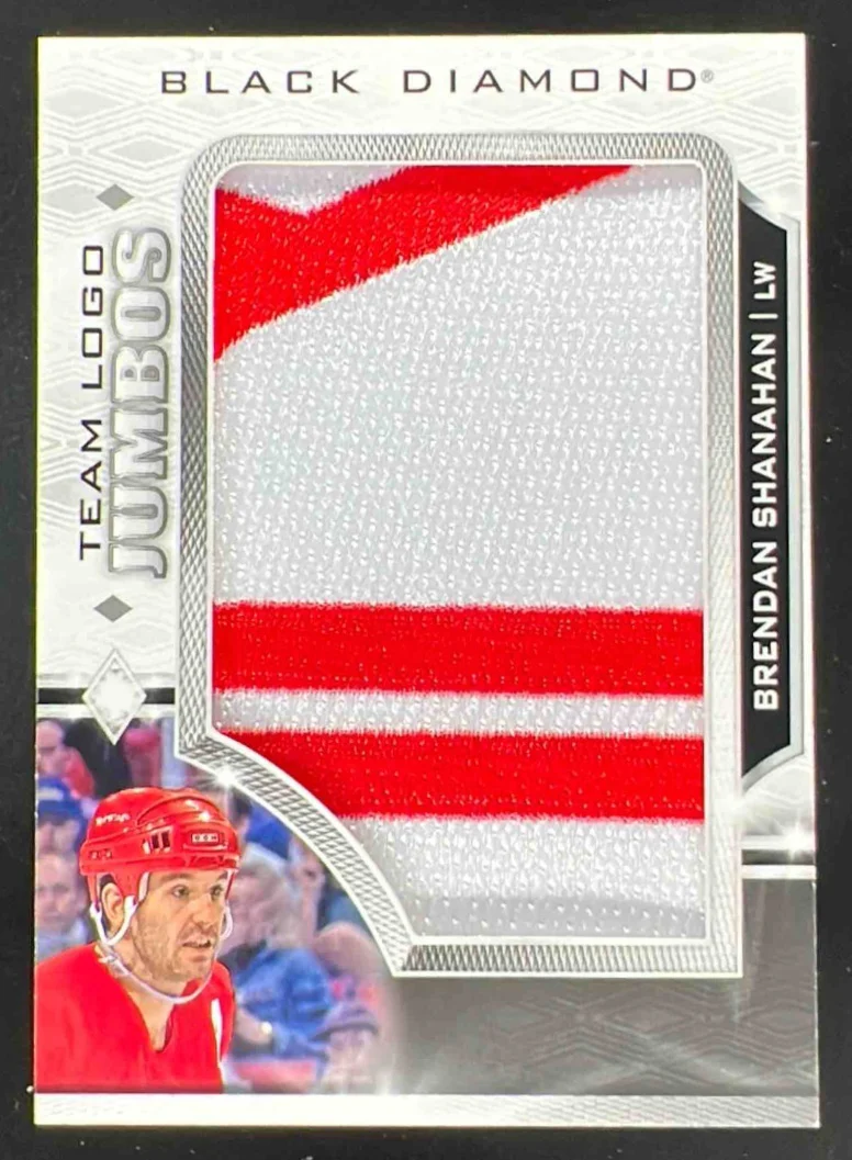 2023-24 Upper Deck Black Diamond Team Logo Jumbo Patches #TL-BS Brendan Shanahan