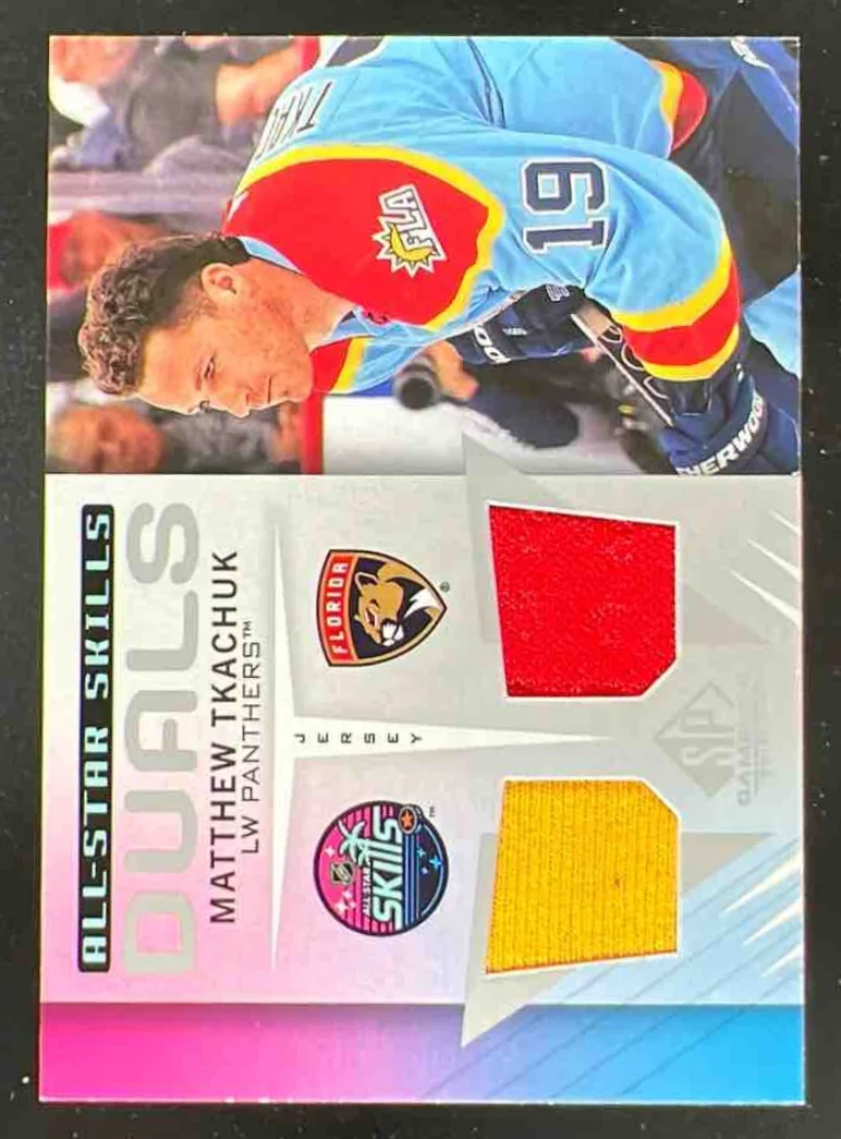 2023 SP Game Used 2023 All Star Skills Dual Jersey #ASD-MT Matthew Tkachuk MEM
